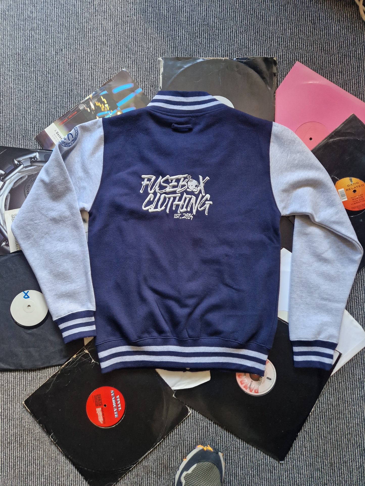 Fuse box varsity jacket